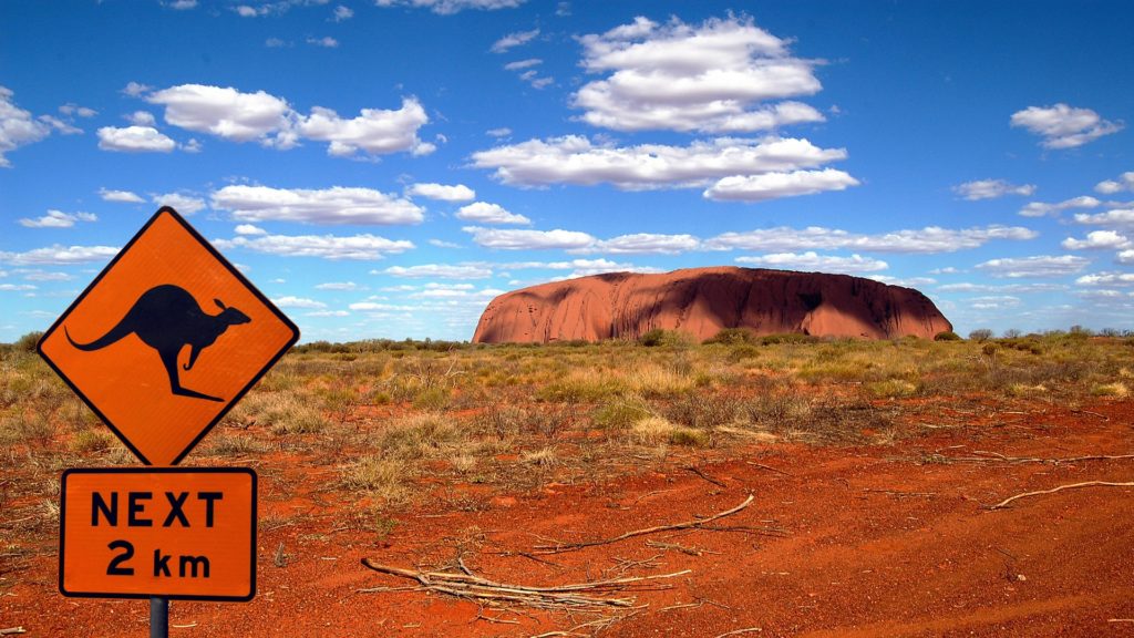 Ayers Rock im australischen Outback