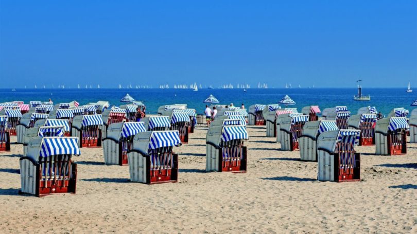 Strandkörbe am Ostseestrand