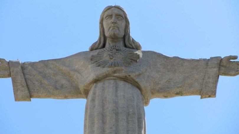 Die Cristo Rei Statue in Lissabon, Portugal