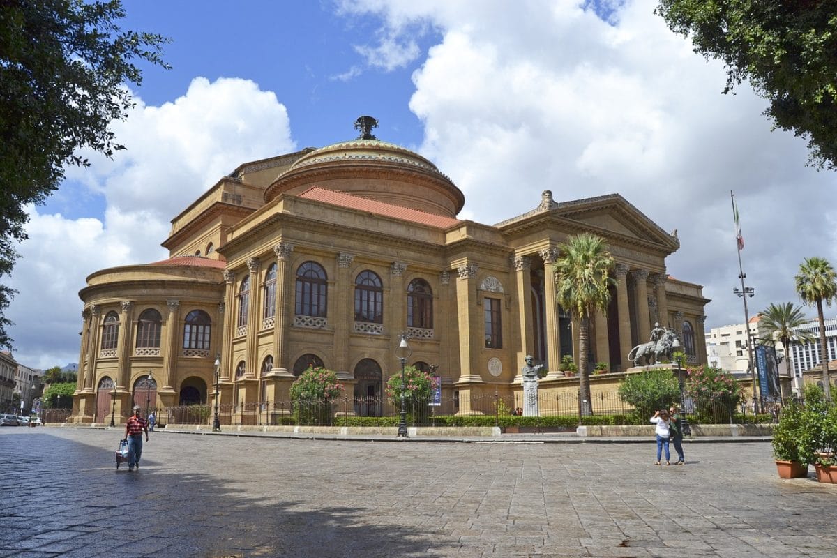 Teatro Massimo in Palermo, Sizilien