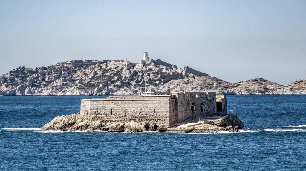 Blick auf die Bucht in Marseille